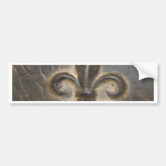 Pegatina Para Coche Fleur De Lis Design (Frente)
