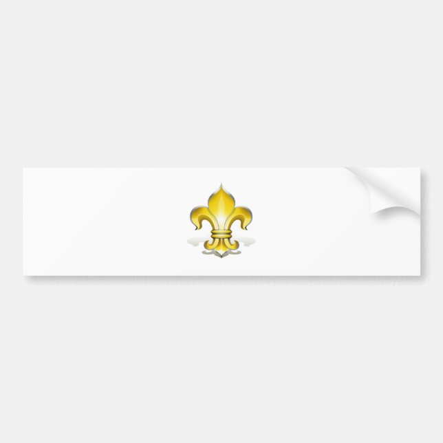 Pegatina Para Coche Fleur de Lys (Frente)