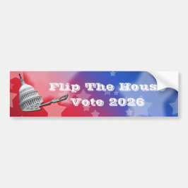 Pegatina Para Coche Flip The House Vote Blue 2026