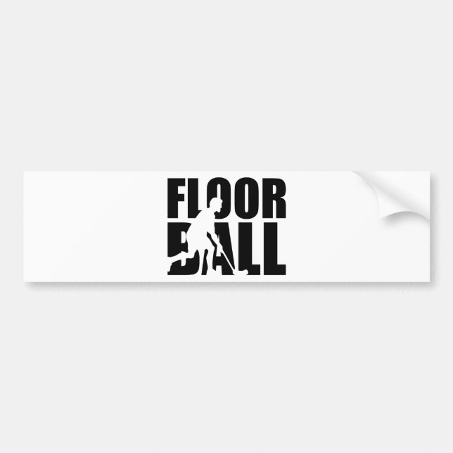 Pegatina Para Coche Floorball (Frente)