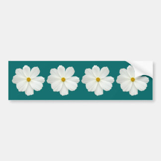 Pegatina Para Coche Flor blanca del cosmos