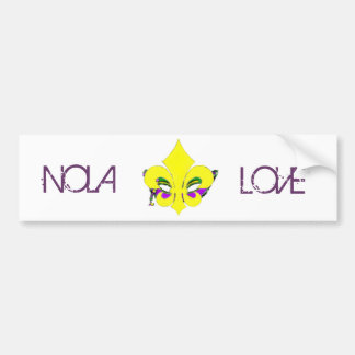 Pegatina Para Coche Flor de lis enmascarada