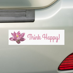 Pegatina Para Coche Flor de Loto Rosa IV