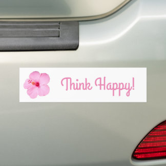 Pegatina Para Coche Flor tropical Hibiscus rosa