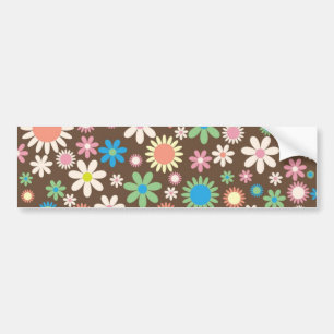 Pegatina Para Coche Floral