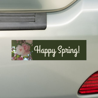 Pegatina Para Coche Floral de primavera del árbol de cerezo doble flor