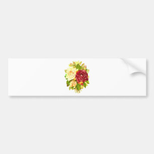 Pegatina Para Coche floral floral floral rosa