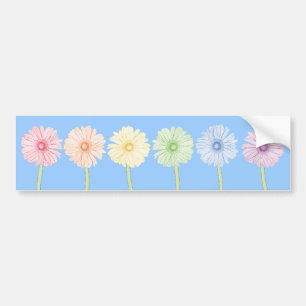 Pegatina Para Coche Flores del arco iris