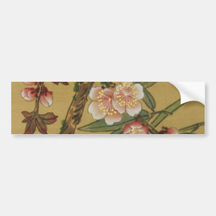 Pegatina Para Coche Flores Japonesas Asiáticas de Flor de Cerezo Vinta