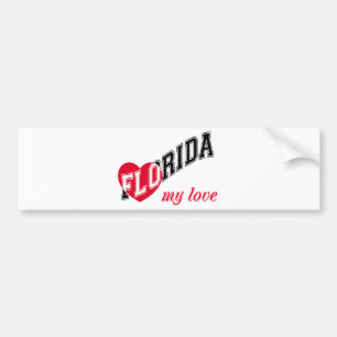 Pegatina Para Coche Florida, mi amor