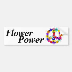 Pegatina Para Coche Flower power