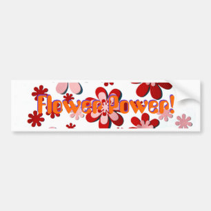 Pegatina Para Coche ¡Flower power!
