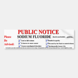 Pegatina Para Coche Fluoruro de sodio