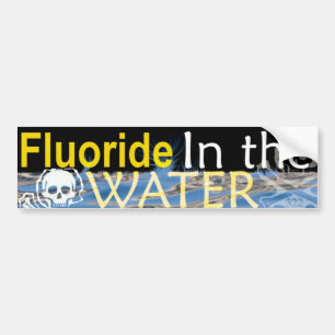 Pegatina Para Coche Fluoruro en el agua