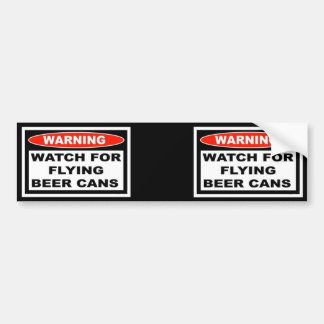 Pegatina Para Coche FlyingBeerCans, FlyingBeerCans