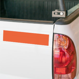 Pegatina Para Coche Fondo de Naranja sólido brillante
