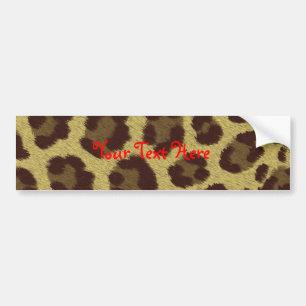 Pegatina Para Coche Fondo del leopardo