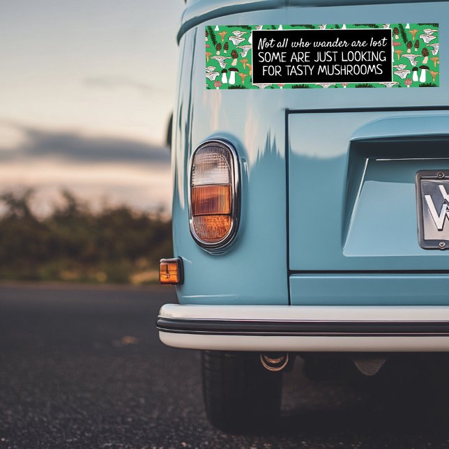 Pegatina Para Coche Foraging Mushroom Hunter Fun Fungi Fungi Original (Foraging Mushroom Hunter Fun Fungi Funny Original Bumper Sticker
)