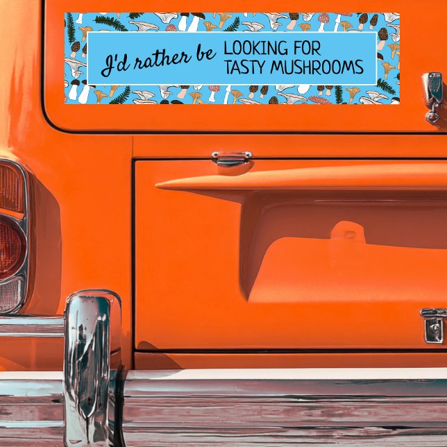 Pegatina Para Coche Foraging Mushroom Hunter Fun Fungi Fungi Original (Foraging Mushroom Hunter Fun Fungi Funny Original Bumper Sticker
)