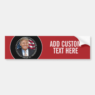 Pegatina Para Coche Foto de Donald Trump - Presidente 2016