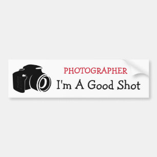 Pegatina Para Coche Fotógrafo, buen disparo