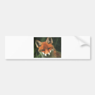 Pegatina Para Coche Fox rojo