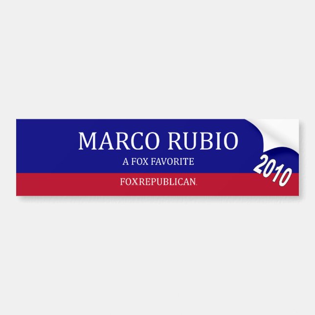 Pegatina Para Coche Foxrepublican Marco Rubio (Frente)