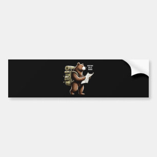 Pegatina Para Coche Foxtrot Delta Tango Funny Bear