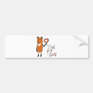 Pegatina Para Coche Foxy Love
