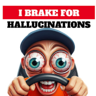 PEGATINA PARA COCHE FRACASÉ POR LAS ALUCINACIONES