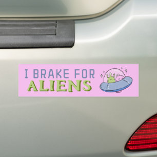 Pegatina Para Coche FRACASÉ POR LOS EXTRANJEROS, Funny Spaceship