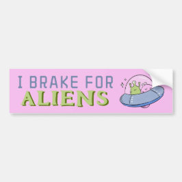 Pegatina Para Coche FRACASÉ POR LOS EXTRANJEROS, Funny Spaceship