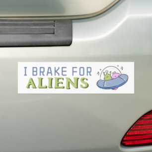 Pegatina Para Coche FRACASÉ POR LOS EXTRANJEROS, Funny Spaceship