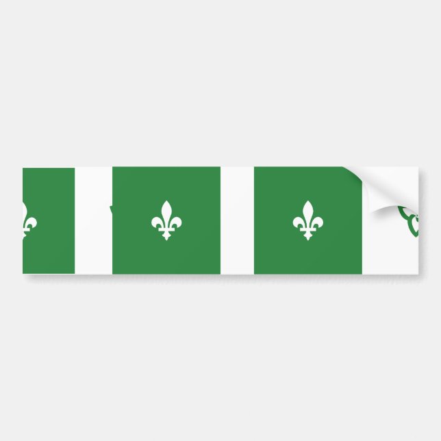 Pegatina Para Coche Franco Ontarian, Canadá (Frente)