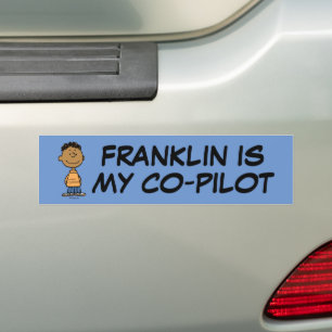 Pegatina Para Coche Franklin Smiling