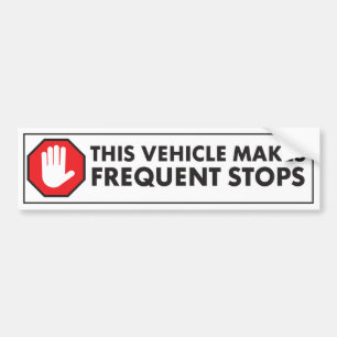 PEGATINA PARA COCHE FRECUENTE PARA LA PRECAUCIÓN QUE ADVIERTE ESTE