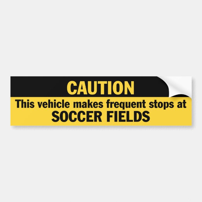 Pegatina Para Coche Frecuentes paradas (fútbol) (Frente)