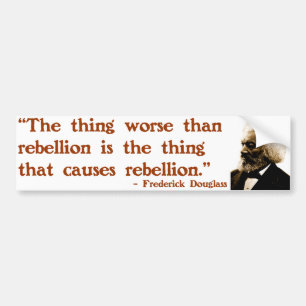 Pegatina Para Coche Frederick Douglass en la rebelión