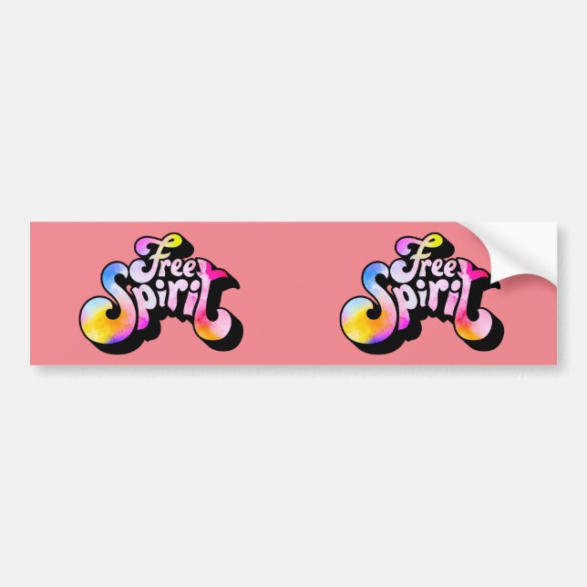 Pegatina Para Coche Free Spirit (Frente)