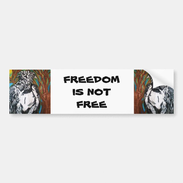 Pegatina Para Coche FREEDOM bumper sticker (Frente)