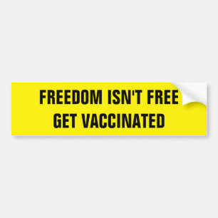 PEGATINA PARA COCHE FREEDOM ISN'T FREE