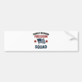 Pegatina Para Coche Freedom Squad Family Reunion Shirt – USA Patriotic
