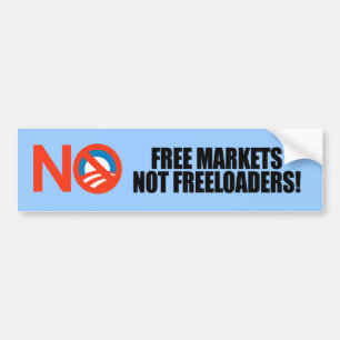 PEGATINA PARA COCHE FREELOADERS DE LOS MERCADOS LIBRES NO