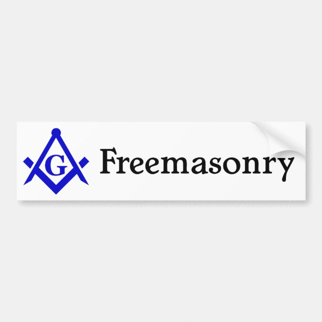 Pegatina Para Coche Freemasonry (Frente)