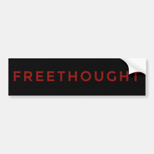 Pegatina Para Coche Freethought escéptico Bumperstickers