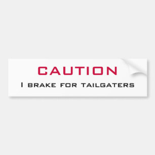 Pegatina Para Coche Freno   de la PRECAUCIÓN I para Tailgaters
