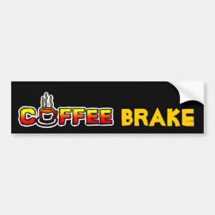 Pegatina Para Coche Freno del café (rotura)