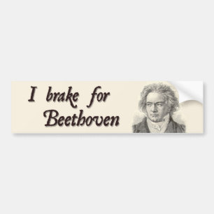 Pegatina Para Coche Freno para Beethoven