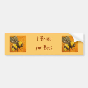 Pegatina Para Coche Freno para el bumpersticker de las abejas