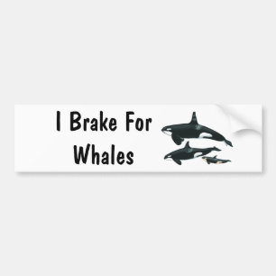 Pegatina Para Coche Freno para las ballenas